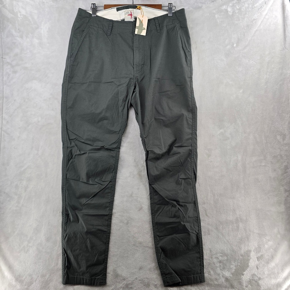 Relwen Flyweight Flex Chino Men 32 Charcoal Grey M506712 Lightweight Trousers